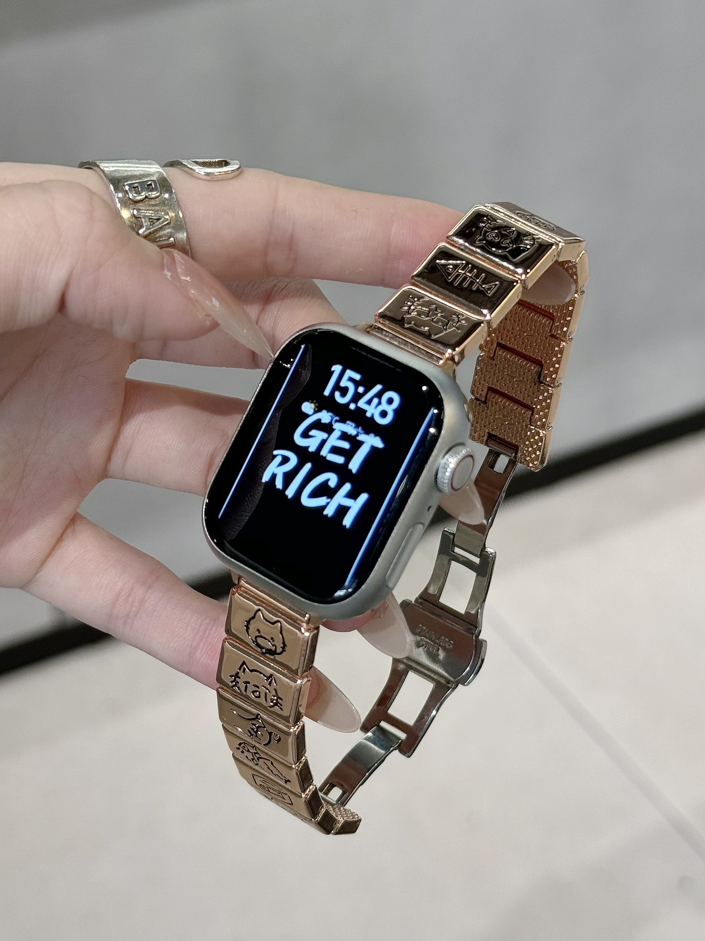 Womens Metal Watch, Adorned With Cat And Dog Motifs photo 6