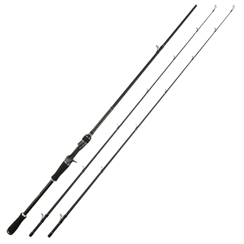 Ultra-hard Straight-shaft Spinning Carbon Lure Rod photo 2