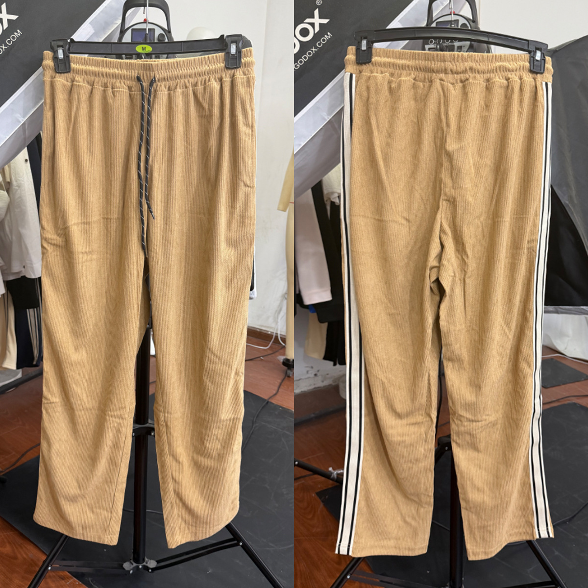 Breathable Drawstring-waist Relaxed-fit Outdoor Casual Straight-leg Trousers photo 7