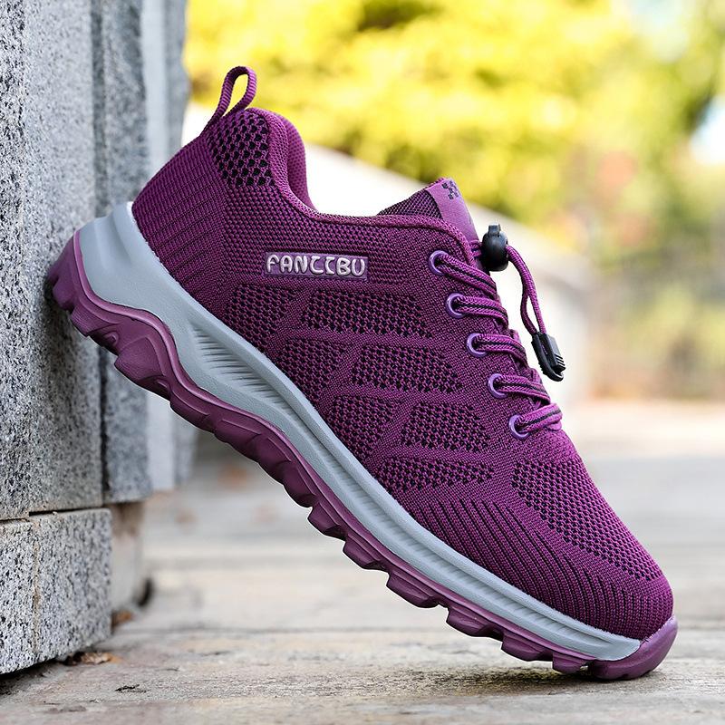 Men's And Women's Wear-resistant Widened Walking Soft Sole Shoes photo 3