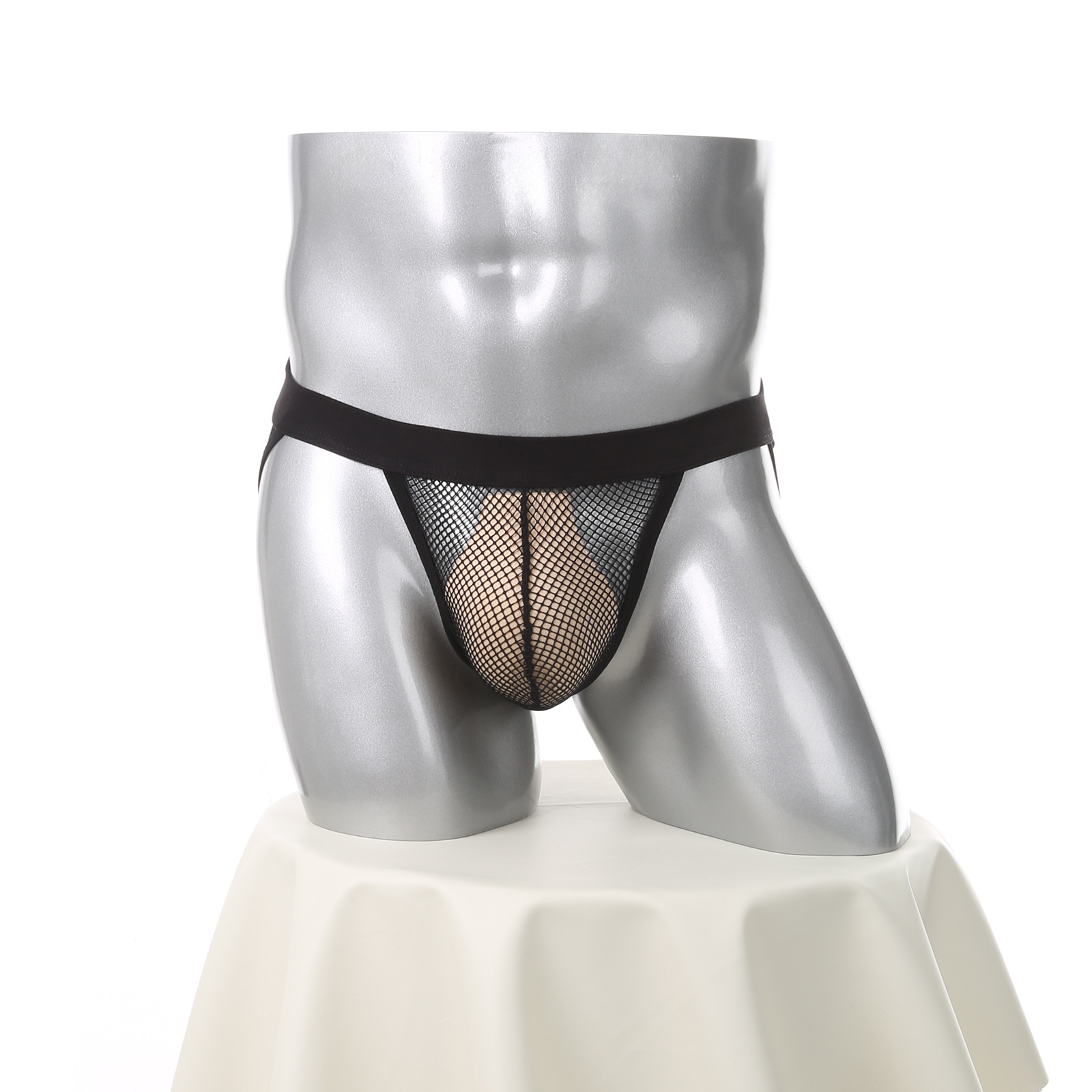 Mens Mesh Underwear Sheer Fishnet Breathable photo 2