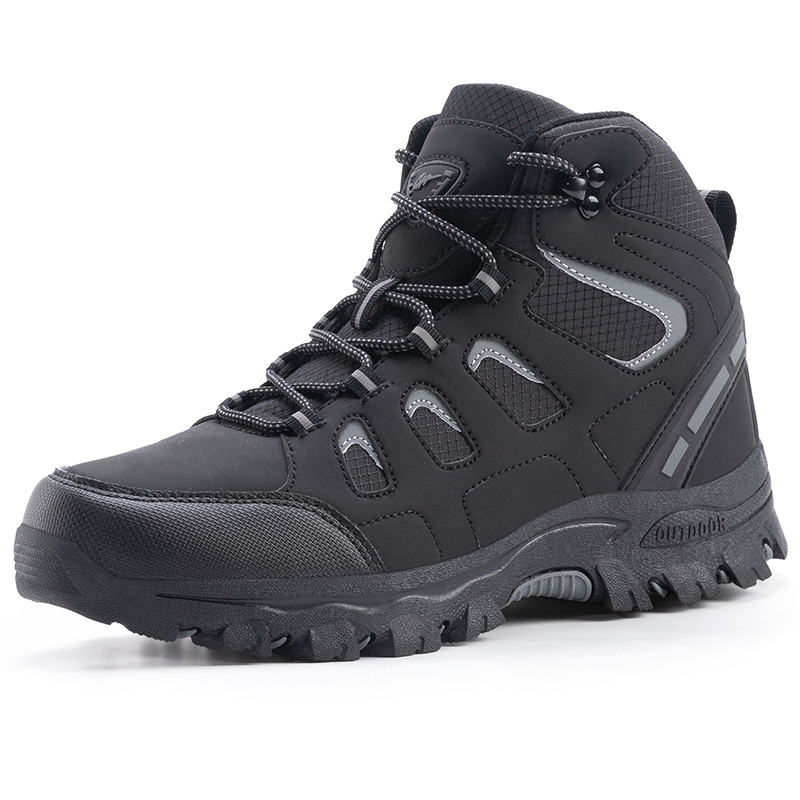 Couple's High-top Breathable Waterproof Non-slip Camping Leisure Mountaineering Shoes photo 2