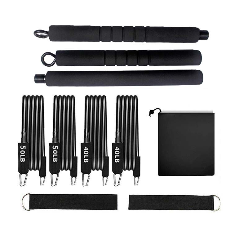 Multifunctional Strength Training Fitness Pilates Stick With Three Sections photo 7