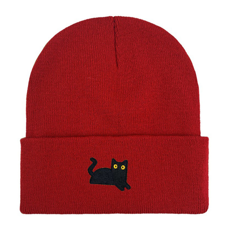 All-match Cute Cat Wool Hat photo 7