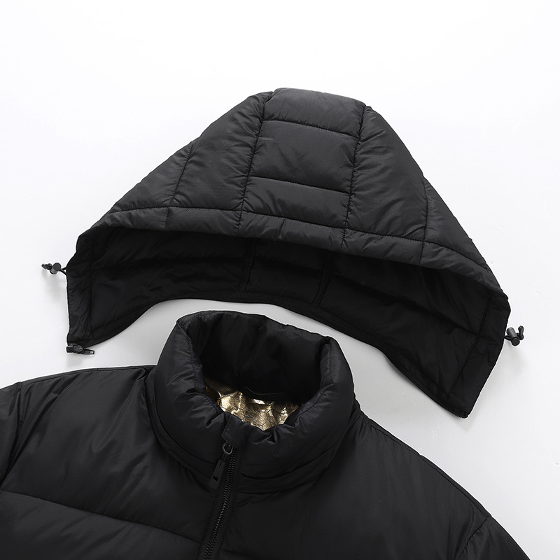 Smart Heating DC Warm Two-color Heating Constant Temperature Cotton-padded Coat photo 2