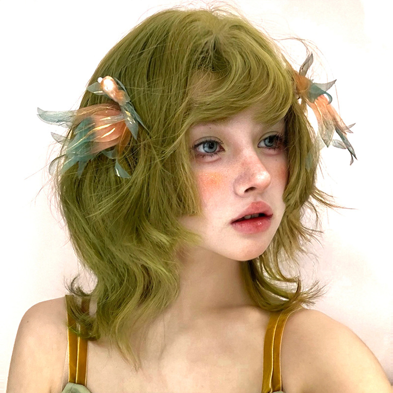 Subculture Wool Curl Egg Roll Wig Cap photo 1
