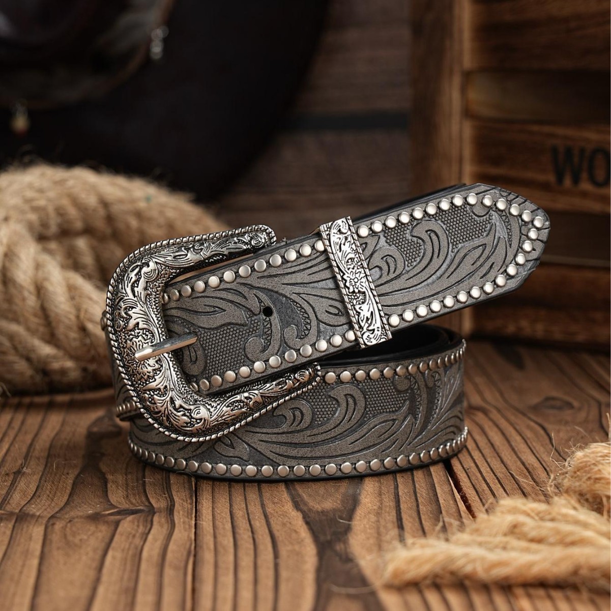 Retro Western Cowboy Belt For Women photo 4