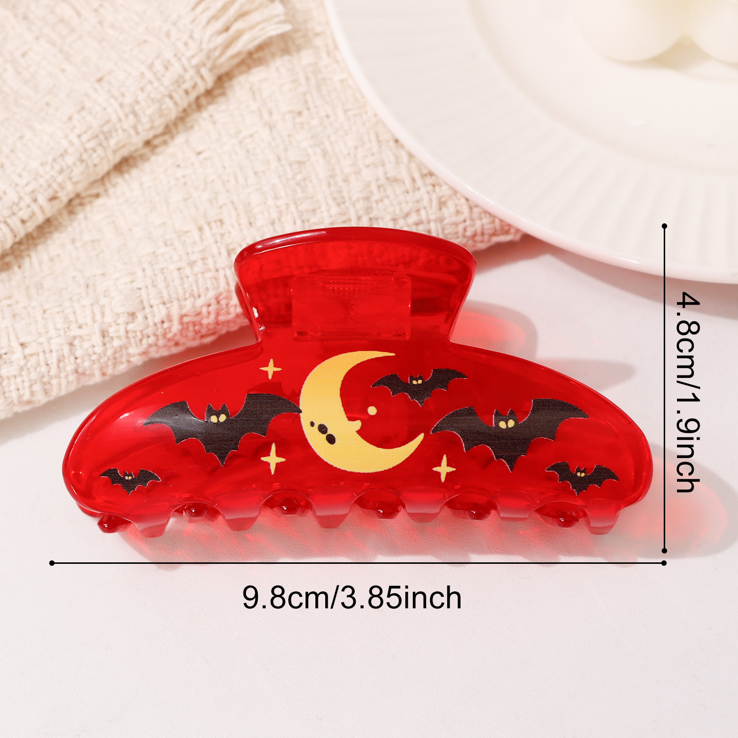 New-style Halloween Transparent Shark Clip For Womens Hair photo 4