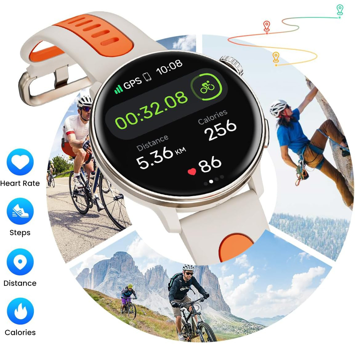 Outdoor Smartwatch GPS Sports Tracking photo 2