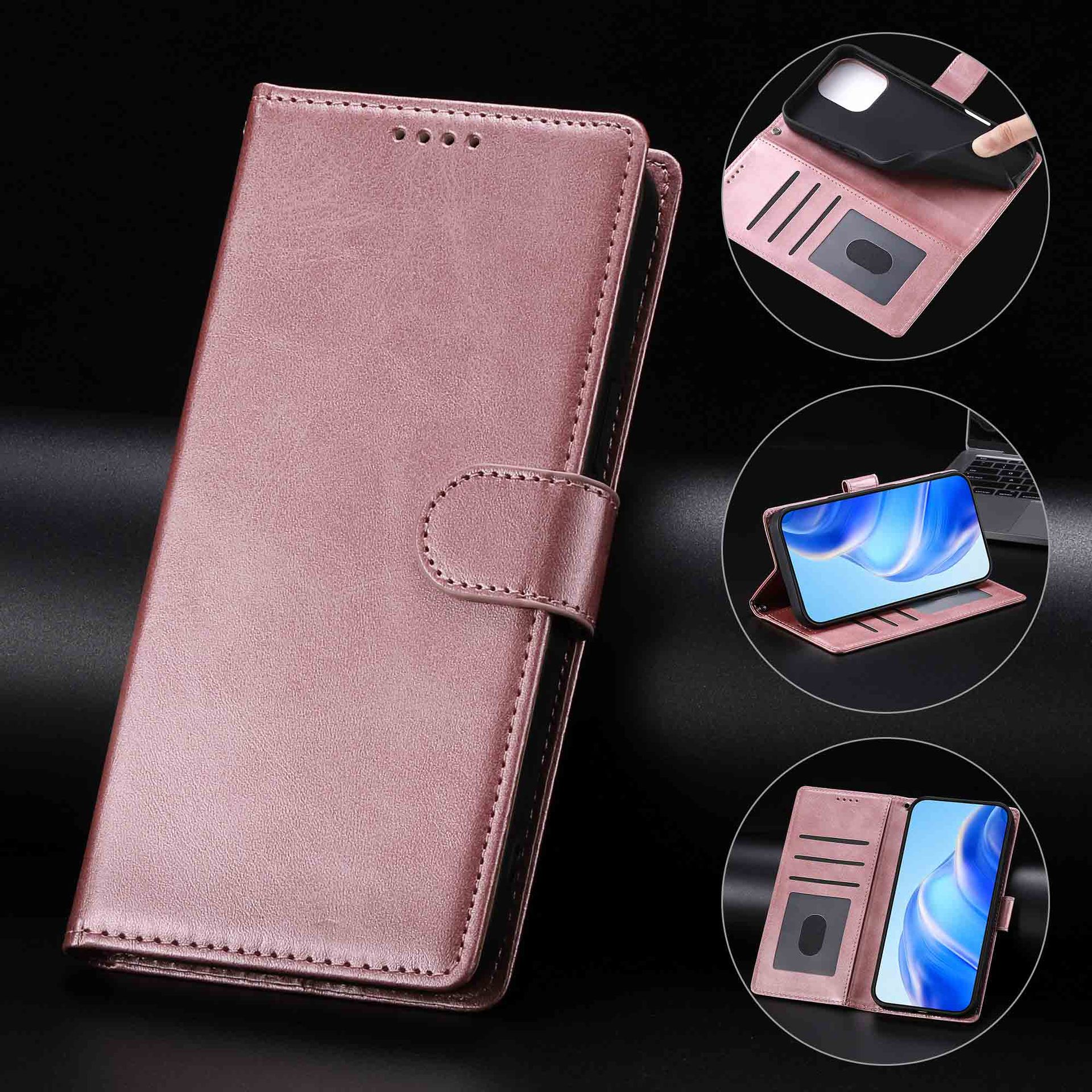 Calf-pattern Phone Case With Flip Cover photo 1