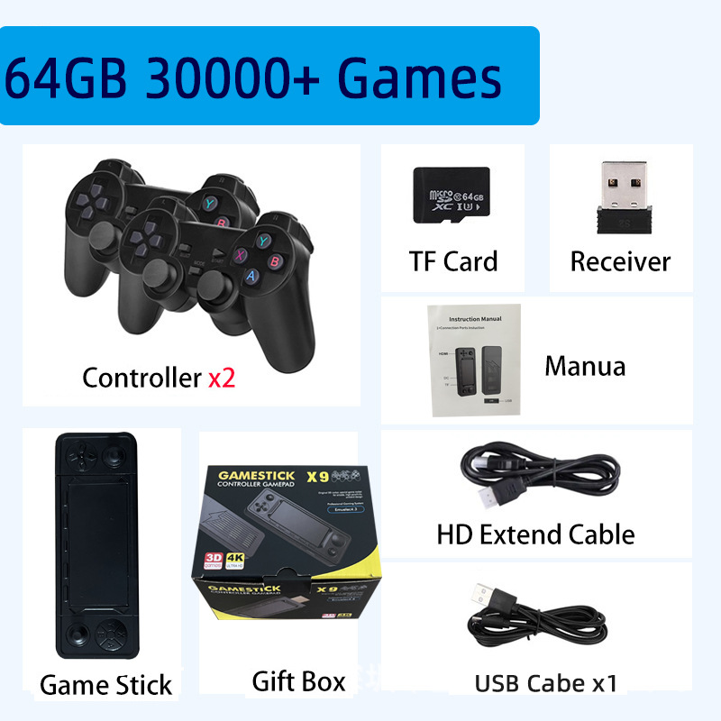 New X9 HD Home Game Console photo 4