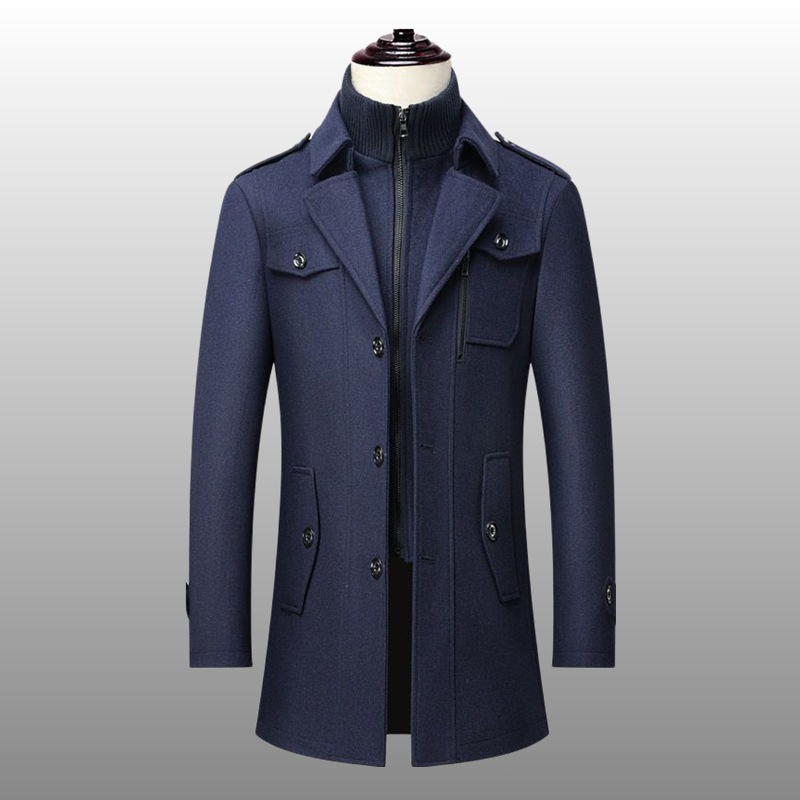 Men's Warm Luxury-style Lightweight Coat photo 4