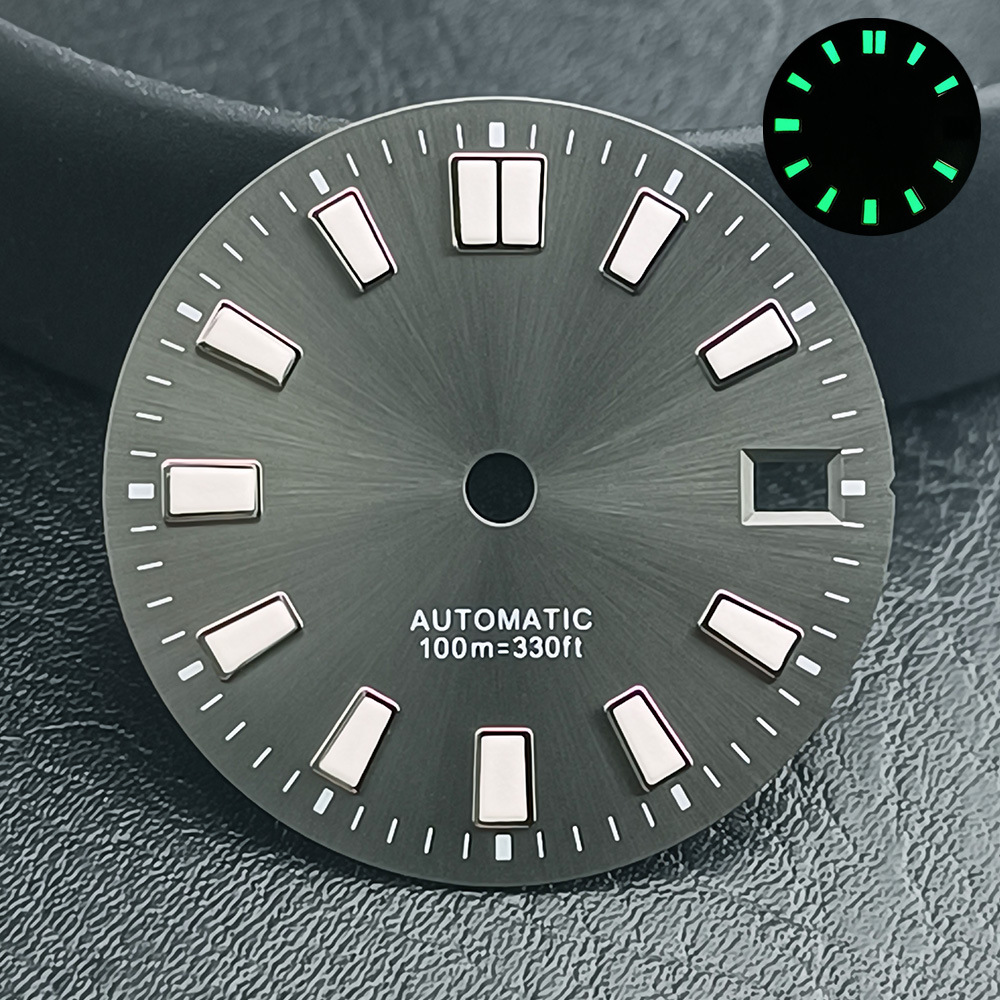 Sunburst Dial Compatible With NH35 Mechanical Movement photo 2