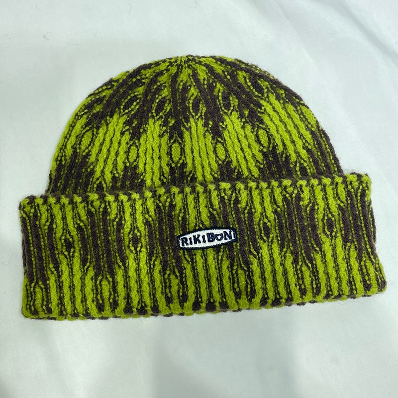 Autumn Winter Warm Ear-Protecting Tie-Dye Colorblock Knitted Beanie photo 2