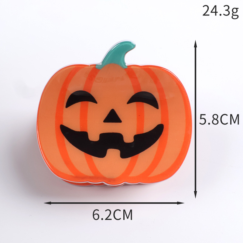 A Unique And Creative Pumpkin-themed Ghost-claw Hair Clip photo 3