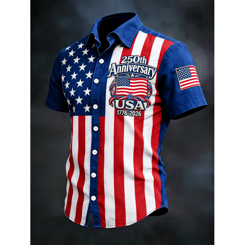 3D Digital Print Casual Men's Loose-fit Short-sleeve photo 8
