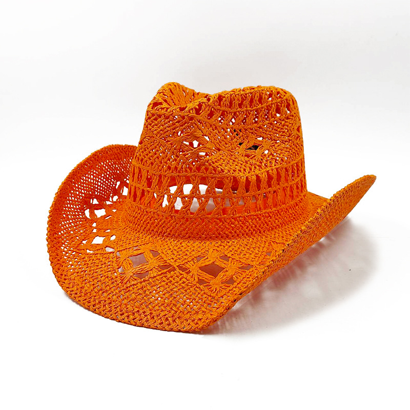 Malan Straw Hat Hand-woven Denim Hat photo 4