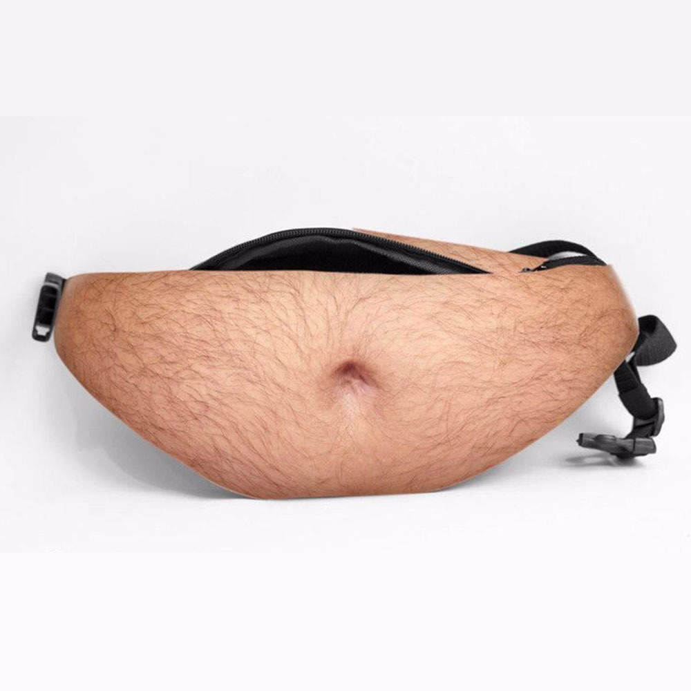 Personalized Belly Bag Funny Prank PU Synthetic Material photo 2
