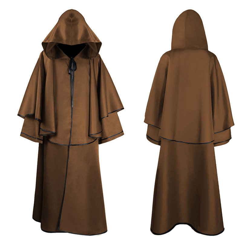 Cloak Hooded Robe Cloak Long Robe photo 6
