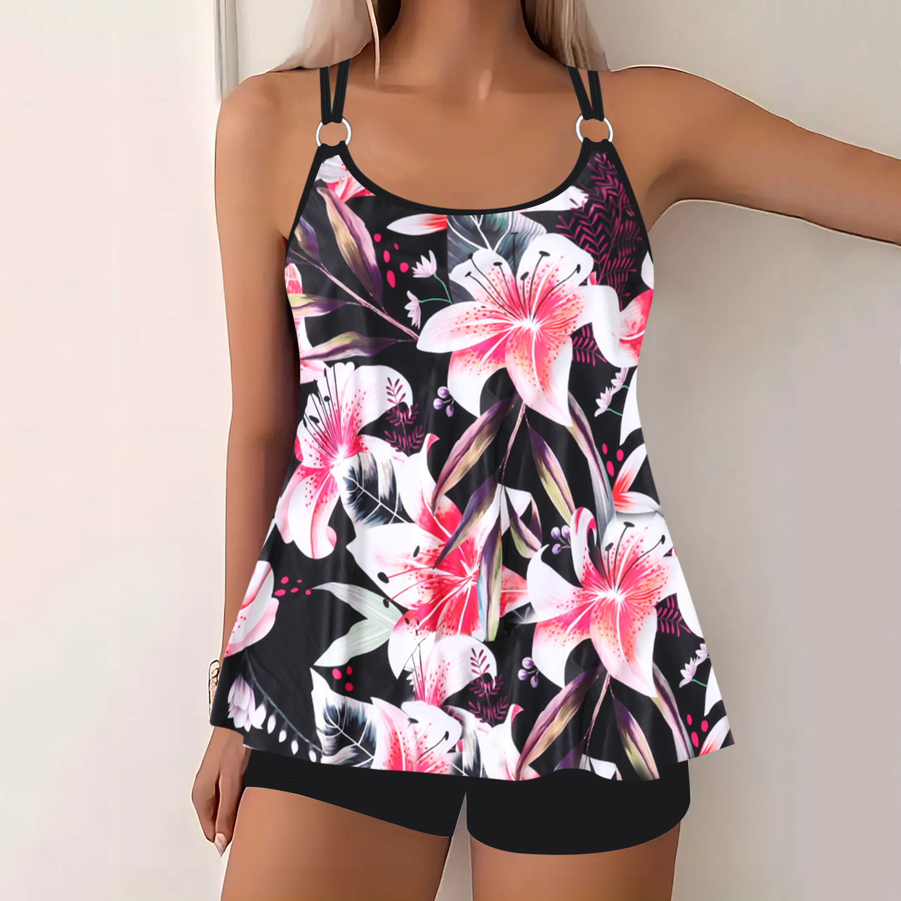 Sexy Printed Two-Piece Bikini Set For Women photo 2