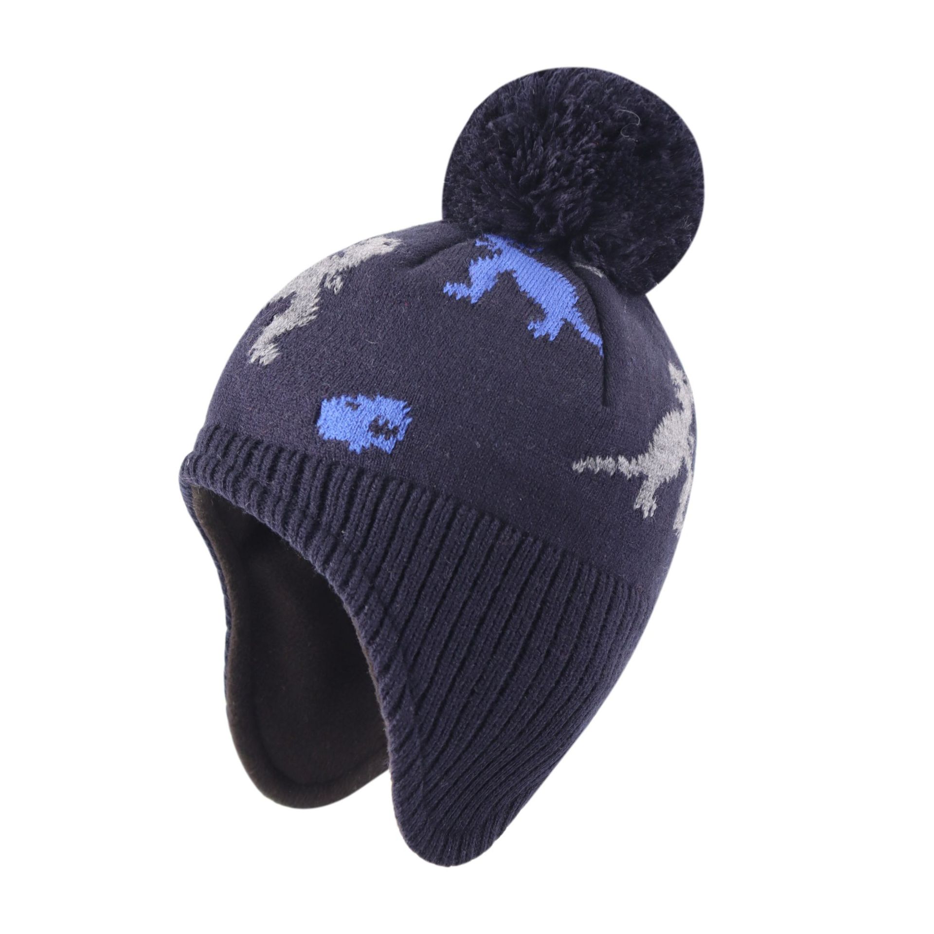 Autumn And Winter Warm Dinosaur Earmuffs photo 6