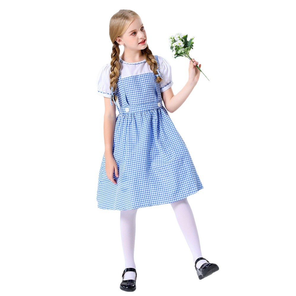 Farm Girl Blue Plaid Performance Outfit photo 3