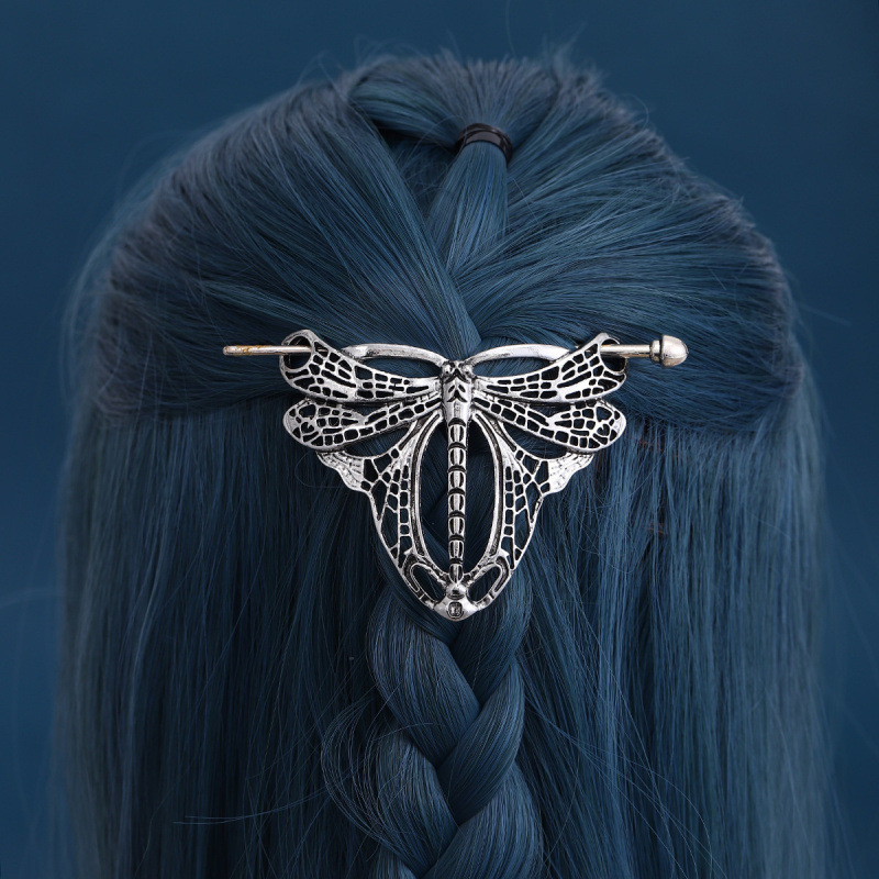 Retro Dragonfly Hairpin Norwegian-style Party Accessory photo 5
