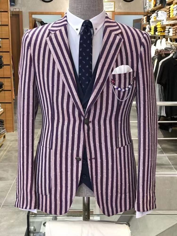 Suit-style Printed Casual Long-sleeve photo 2