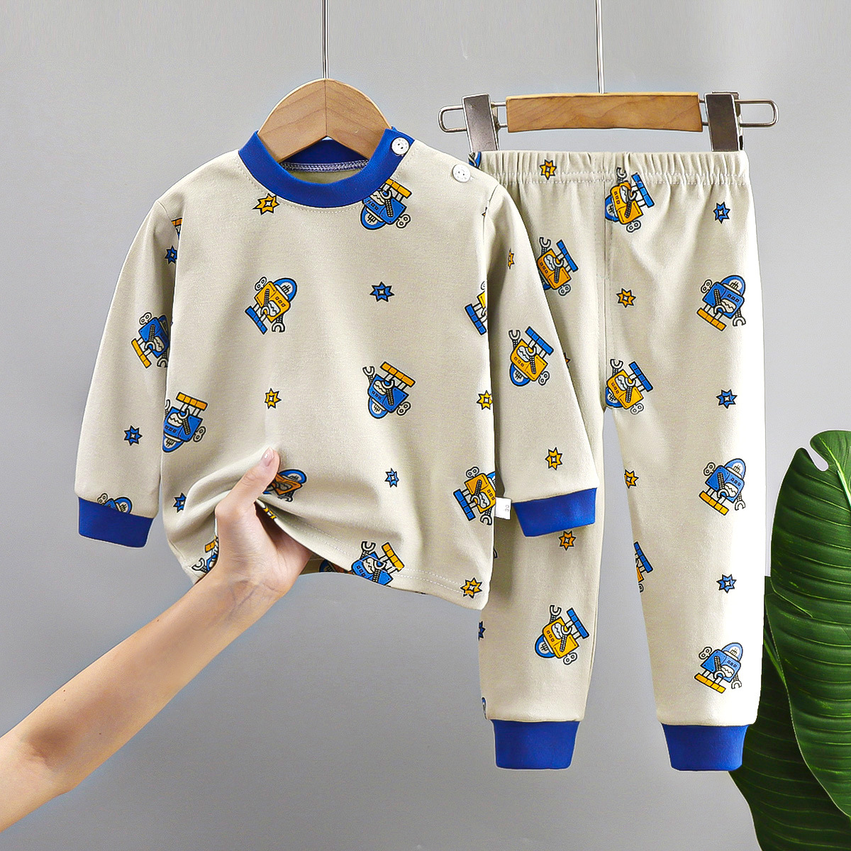 Childrens Underwear Set Pure Cotton Autumn Pants Kids Clothing photo 5