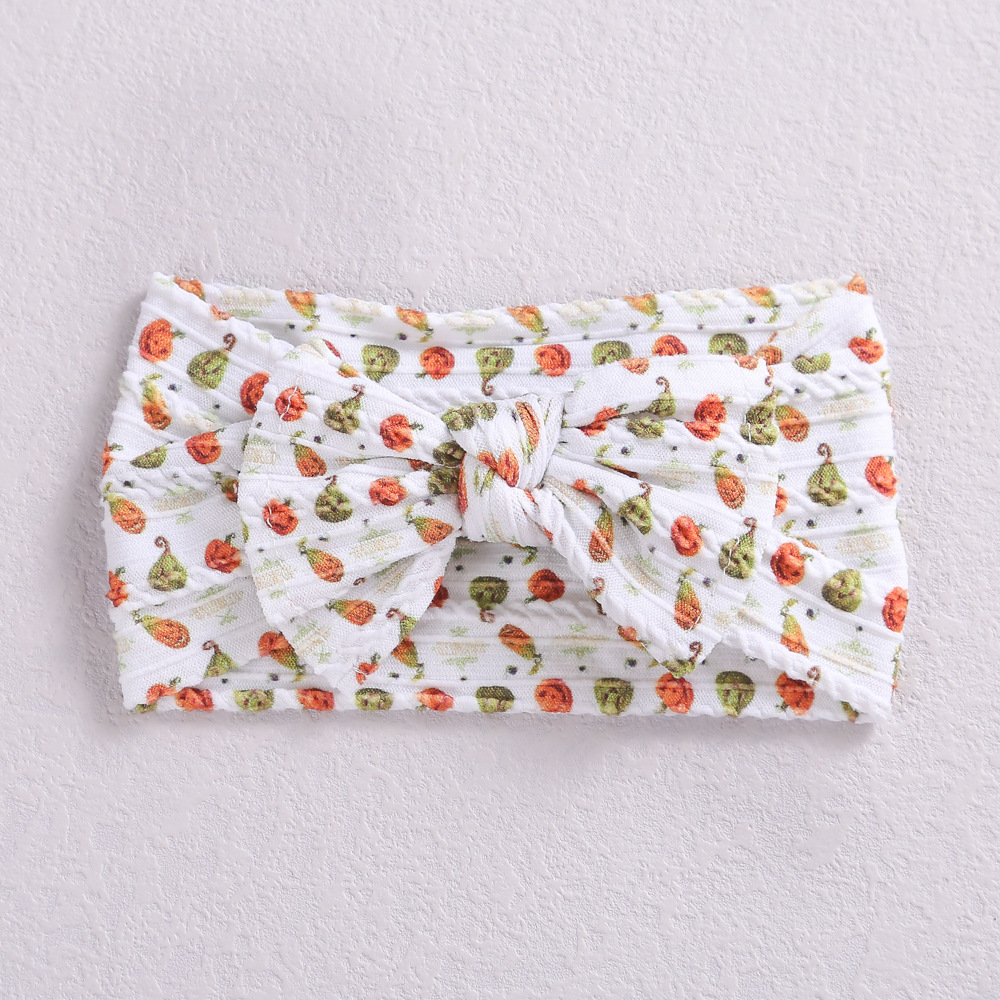 Wide-brimmed Jacquard Nylon New-style Childrens Headband photo 6