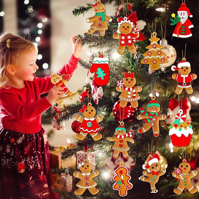 Gingerbread Man Christmas Tree Ornament photo 5