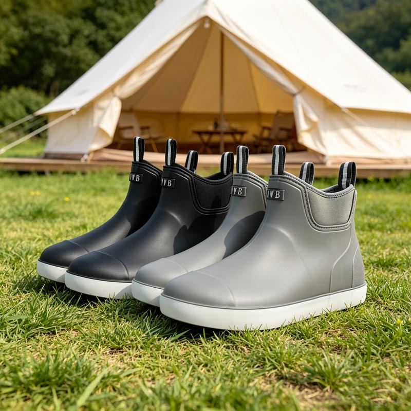 Hundreds Of Millions Of Steps Outdoor Rain Boots Mens Low-Top photo 6