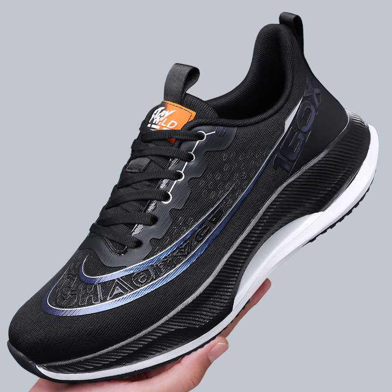 Breathable Soft-soled Mesh Surface Trendy Running Shoes Fashion Sneaker Men photo 2