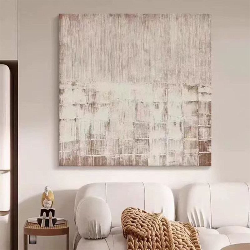 Wabi-sabi Living Room Decor Mid-century Modern Log-style Wall Art photo 8