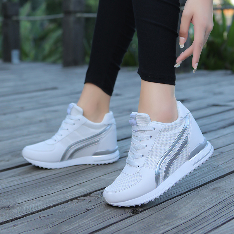 Mesh Breathable Height Increasing Insole Casual Sneaker photo 5