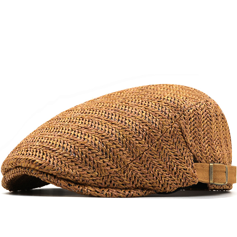 Men's Simple Breathable Summer Sun Hat Beret photo 5