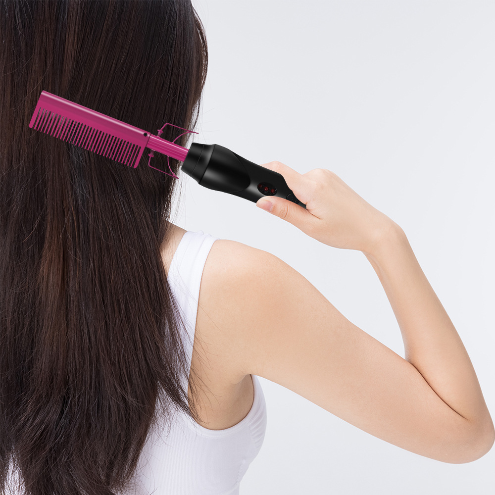 Copper Straightening Comb Electric Curling Iron photo 1