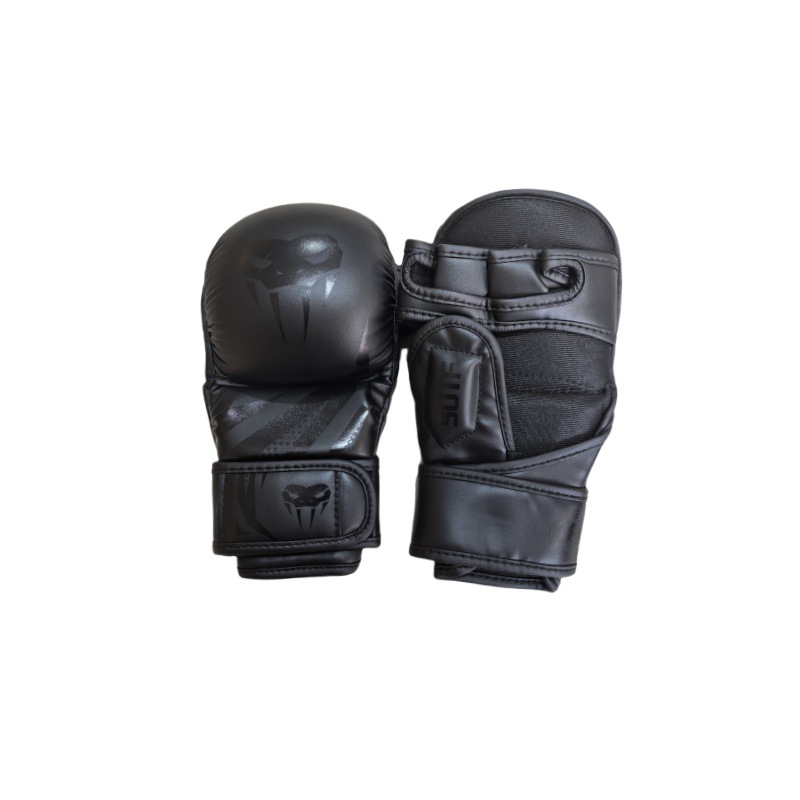 Men's Boxing Half-finger Sanda Gloves photo 2