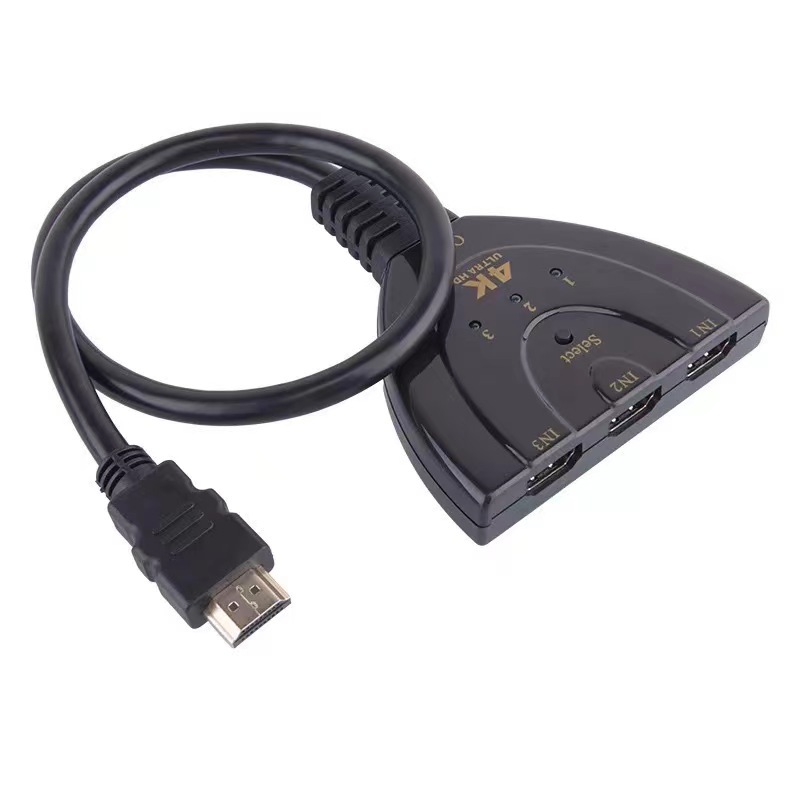HDMI 3-in-1 With 4K2K High-definition Pigtail 1-in-3 Out photo 1