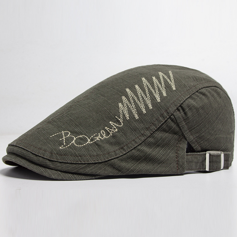 Mens Pure Cotton Embroidered Cap photo 4