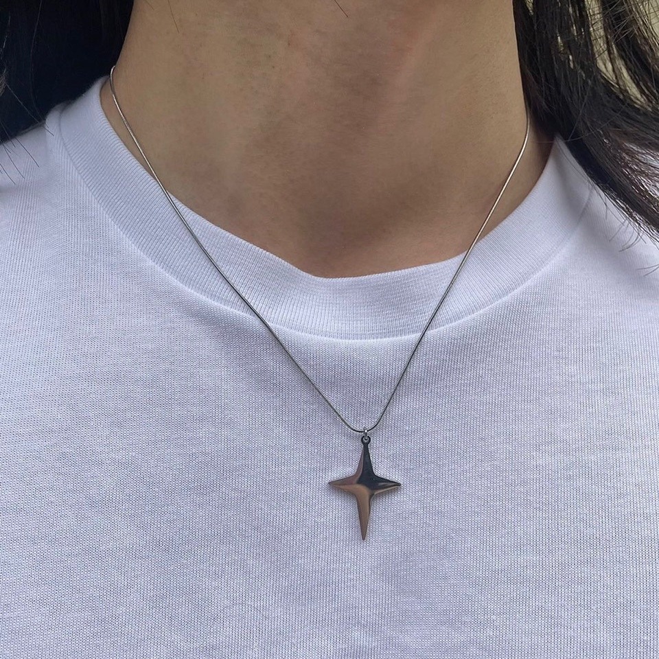 Cross Titanium Steel Necklace For Men And Women photo 1