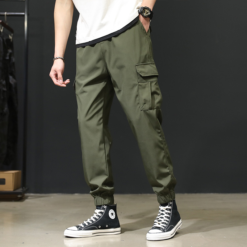Loose-fit Plus-size Capri Pants Mens Jogger Pants photo 1
