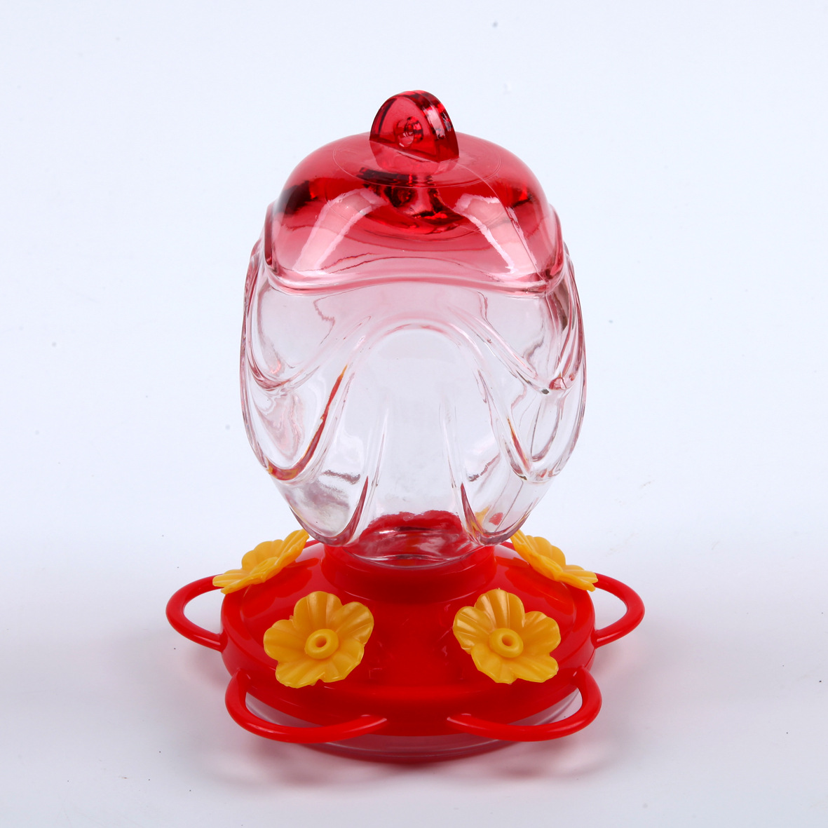 Painted Glass Feeder Glass Garden Decoration photo 7