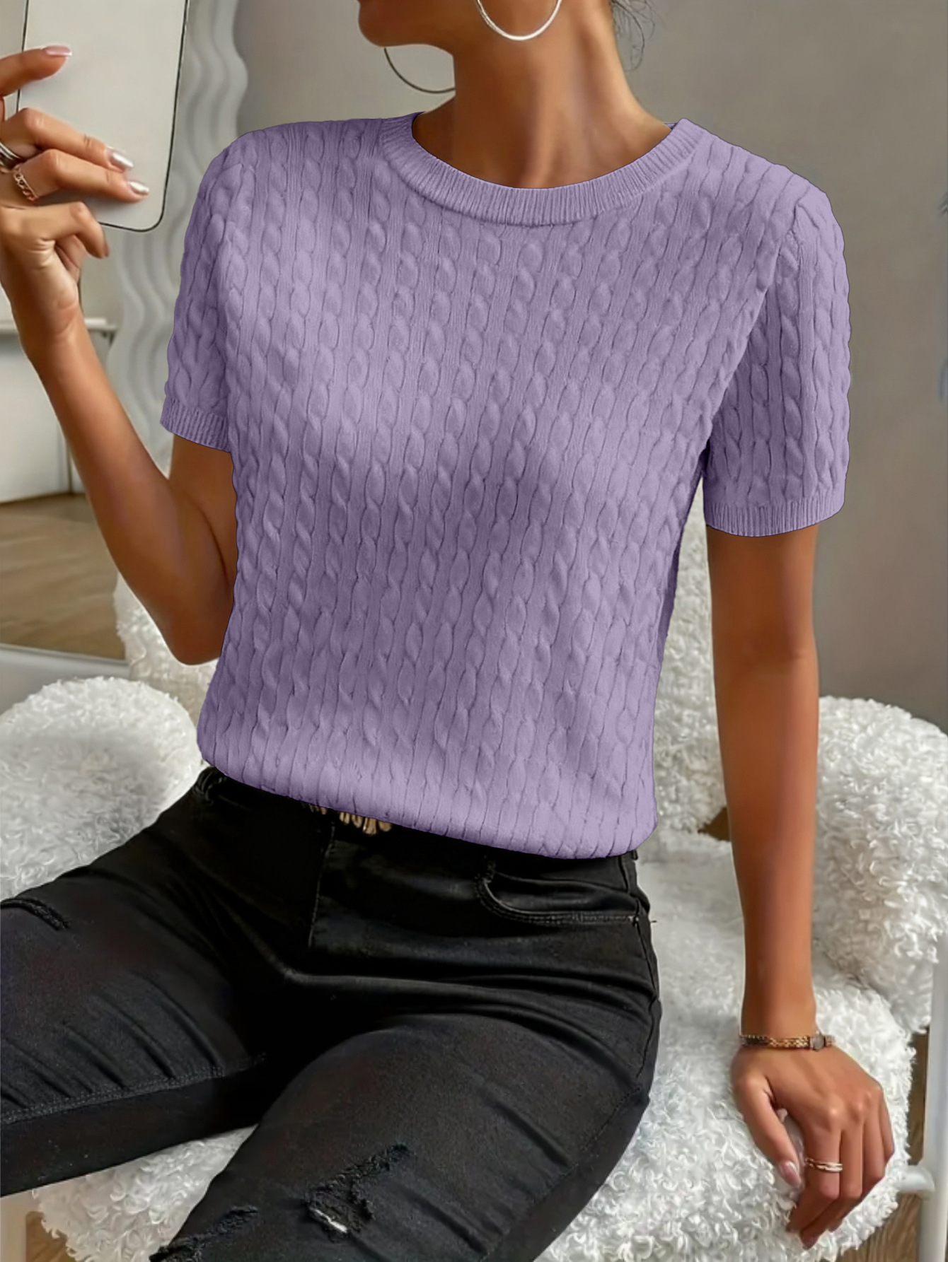 Figure-flatterin Slimming Versatile Work Top photo 8