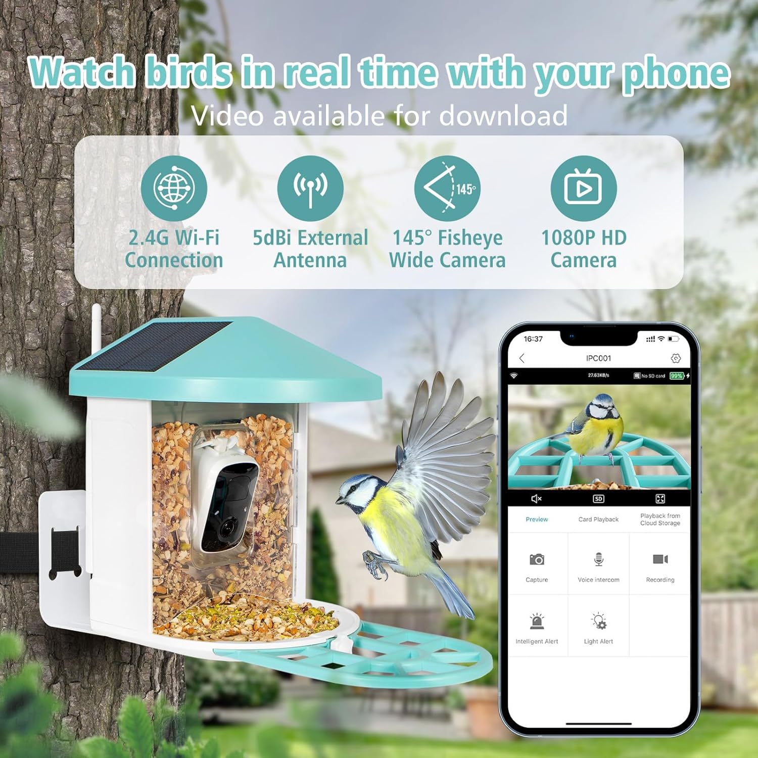 Smart Feeder Surveillance Wireless Camera photo 1