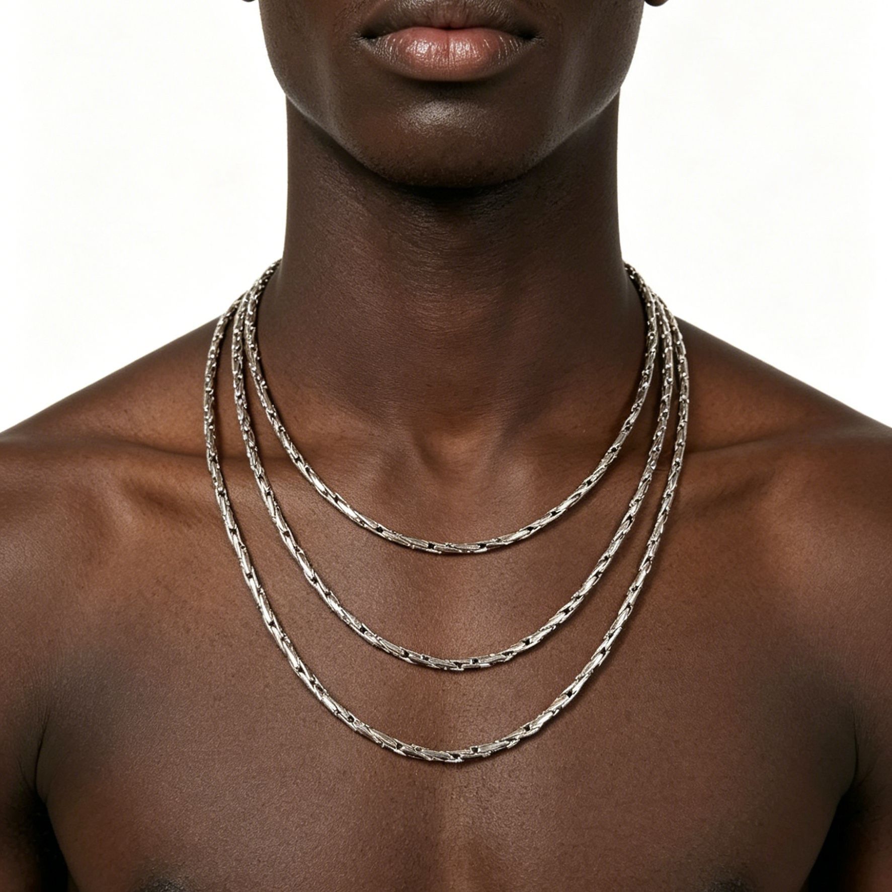 Lucky Bone Chain Necklace For Men And Women photo 1