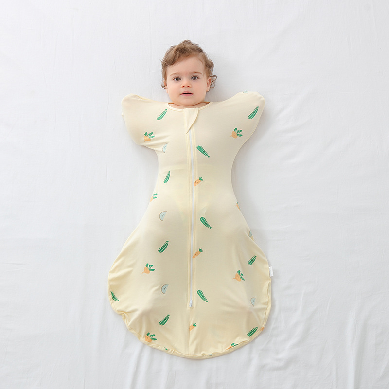 Newborn Baby Anti-Spreading Cooling Bamboo Fiber Swaddle Sack photo 1