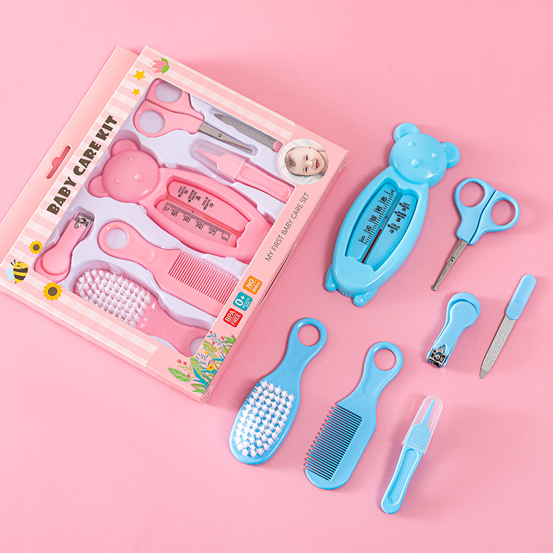 Water Thermometer Set English-packaged 7-piece Baby Care Kit photo 1