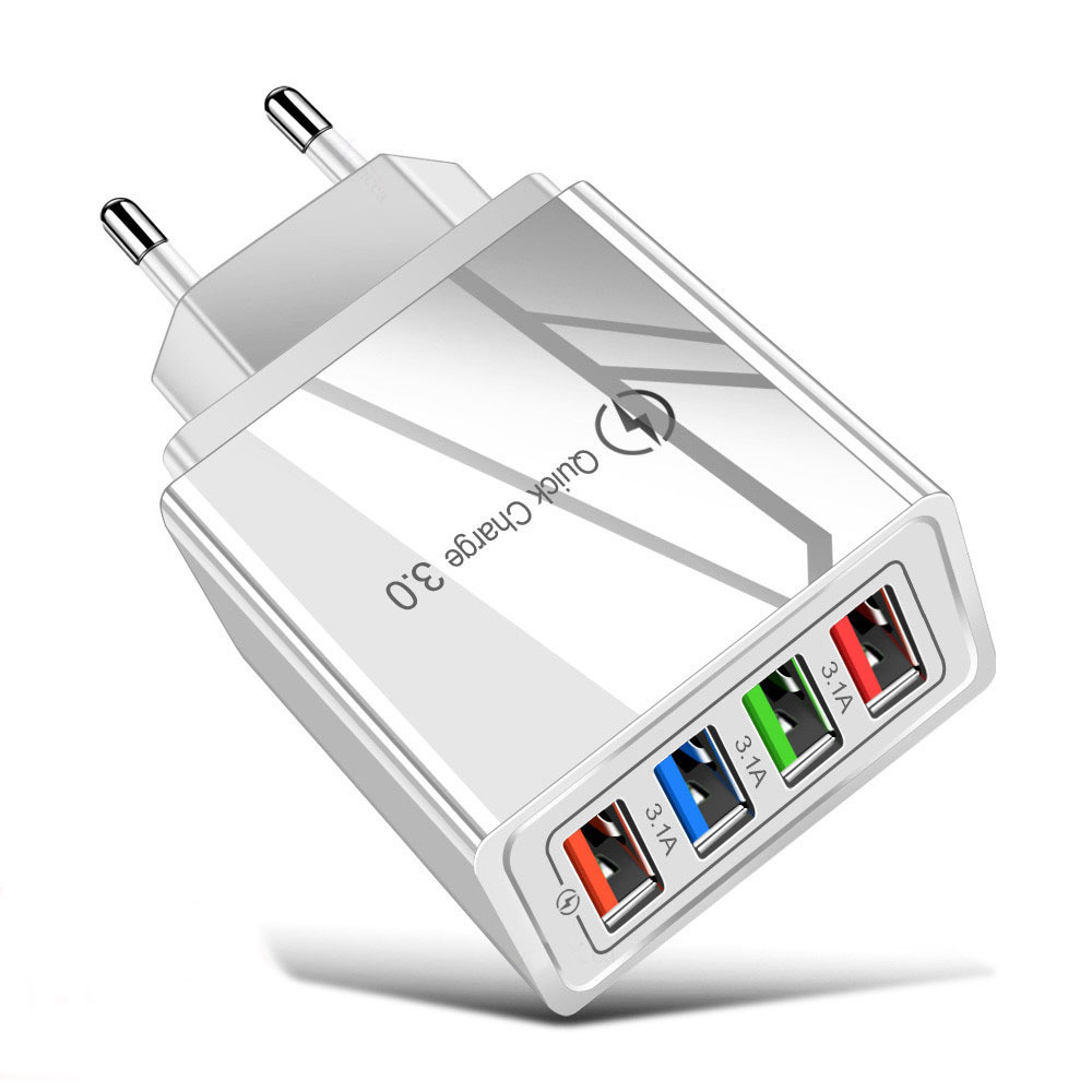 Luminous Color Mobile Phone Charging Head Intelligent 3A photo 7