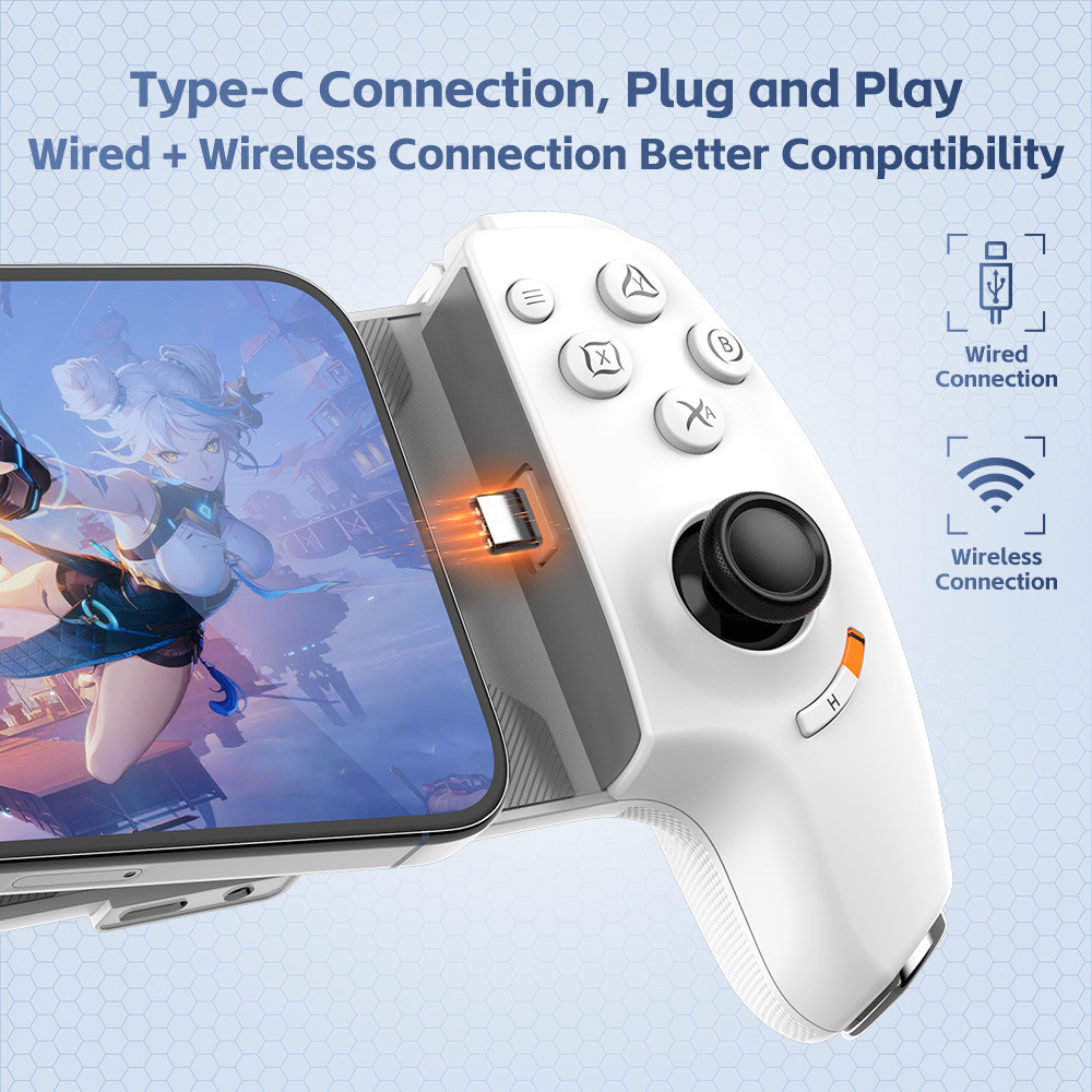 Type-C Wired Bluetooth Android IOS Computer Streaming PS Handle photo 1